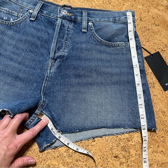 Hudson Lori High Rise Denim Cutoff Short NWT In Wonderwall Sz 29 - Picture 10 of 11